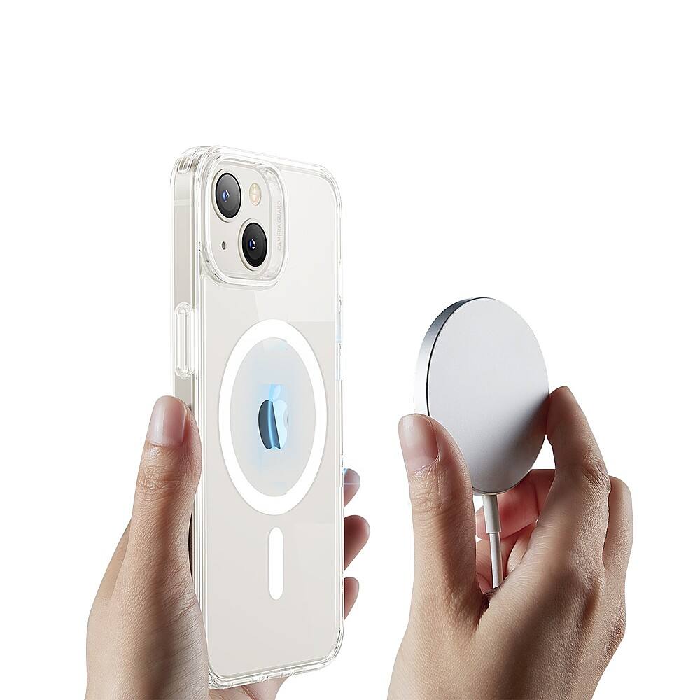 Best Buy: SaharaCase Hybrid-Flex Hard Shell Case for Apple iPhone 14 Plus Clear CP00327