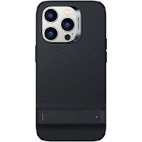 SaharaCase - AirShield Boost Kickstand Series Case for Apple iPhone 14 Pro Max - Black - Front_Zoom