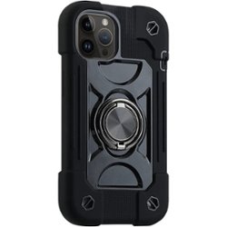 SaharaCase - DualShock Series Case for Apple iPhone 14 Pro Max - Black - Angle_Zoom