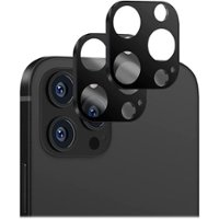 SaharaCase - ZeroDamage Camera Lens Protector for Apple iPhone 14 Pro and iPhone 14 Pro Max (2-Pack) - Black - Angle_Zoom