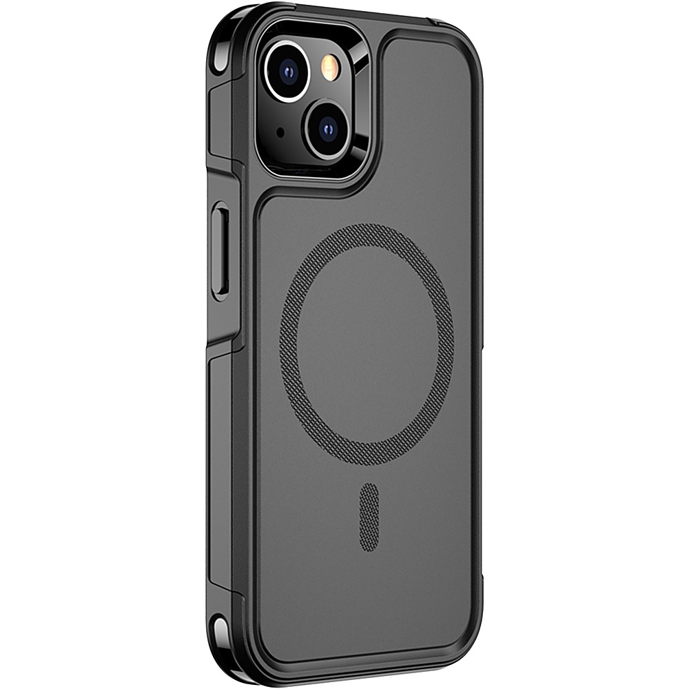Angle View: SaharaCase - Armor Series Hard Shell Case for Apple iPhone 14 Plus - Black