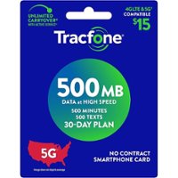 Tracfone - $15 Smartphone Unlimited Talk & Text (Email Delivery) [Digital] - Front_Zoom