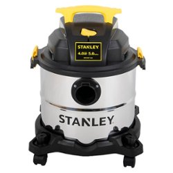 Stanley - 5 Gallon Wet/Dry Vacuum - metal - Front_Zoom