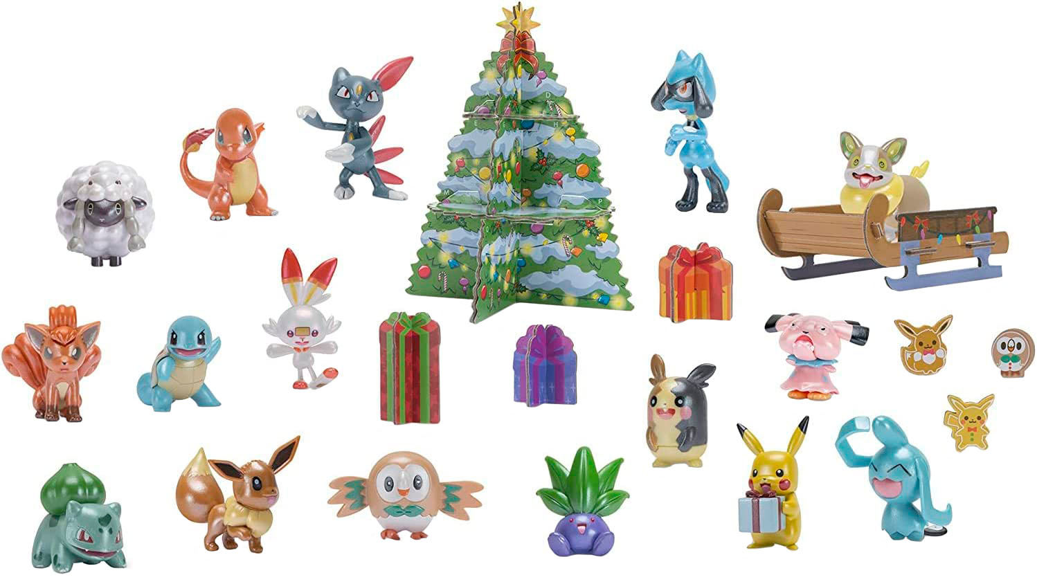 Jazwares Pokemon Holiday Calendar 2023 Battle Figure Multipack | GameStop