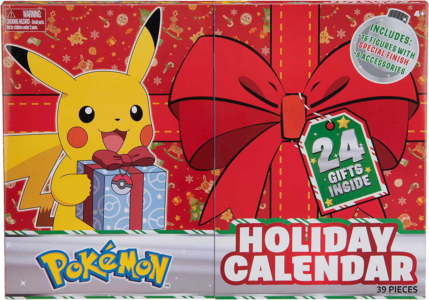 POKÉMON DELUXE HOLIDAY CALENDAR - Features 15 2-Inch Battle Figures with  Special Finish and Nine Diorama Accessories