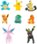 Pokémon / Charmander / Squirtle / Bulbasaur / Pikachu / Eevee / Jazwares