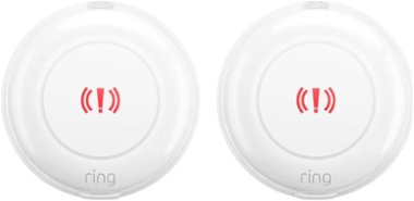 Ring - Alarm Panic Button (2nd Gen) (2-Pack) - White - Front_Zoom