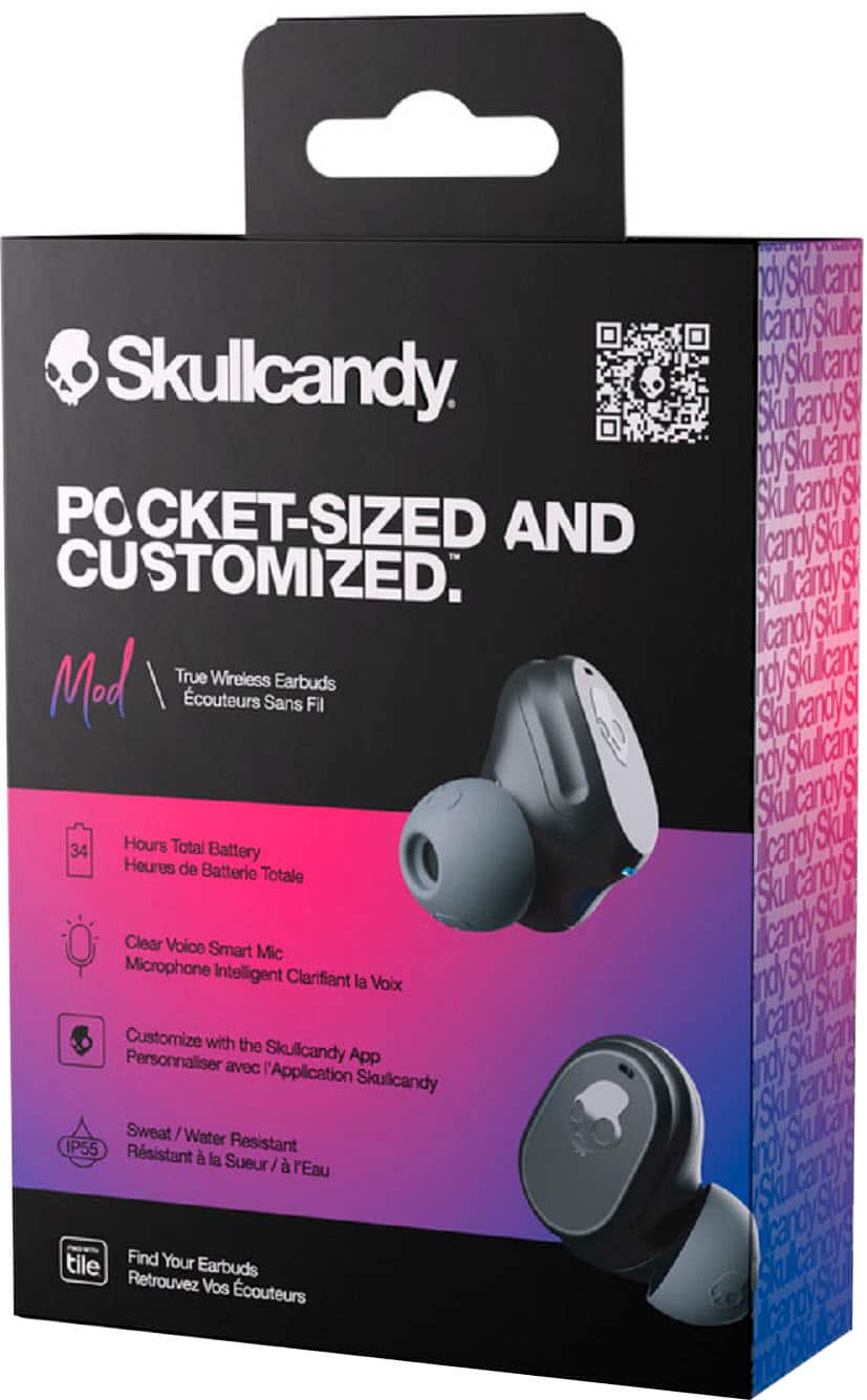 Alt View 15. Skullcandy - Mod True Wireless Earbuds - Black.