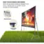 Keep Your Screen Grounded with an Included Outdoor Stability Kit, You'll Never Have to Worry About Tilting or Overturning. Ground Stakes, Silver Loops & Ropes.