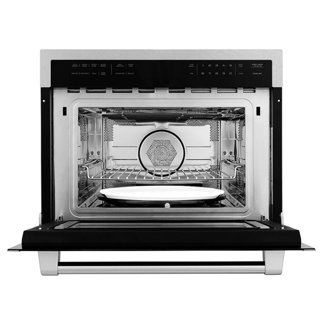 ZLINE - 24" 1.6 cu ft. Built-in Convection Microwave Oven in Fingerprint Resistant with Speed and Sensor Cooking_2