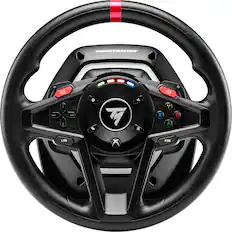 Front. Thrustmaster - T128 Racing Wheel for Xbox One, Xbox X|S, and PC - Black.