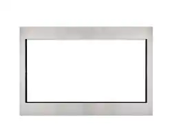 Frigidaire - 27'' Microwave Trim Kit - Stainless Steel - Front_Zoom
