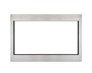 Frigidaire - 27'' Microwave Trim Kit - Silver - Front_Zoom