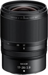 NIKKOR Z 17-28mm f/2.8 Wide Angle Zoom for Nikon Z Cameras - Black - Front_Zoom