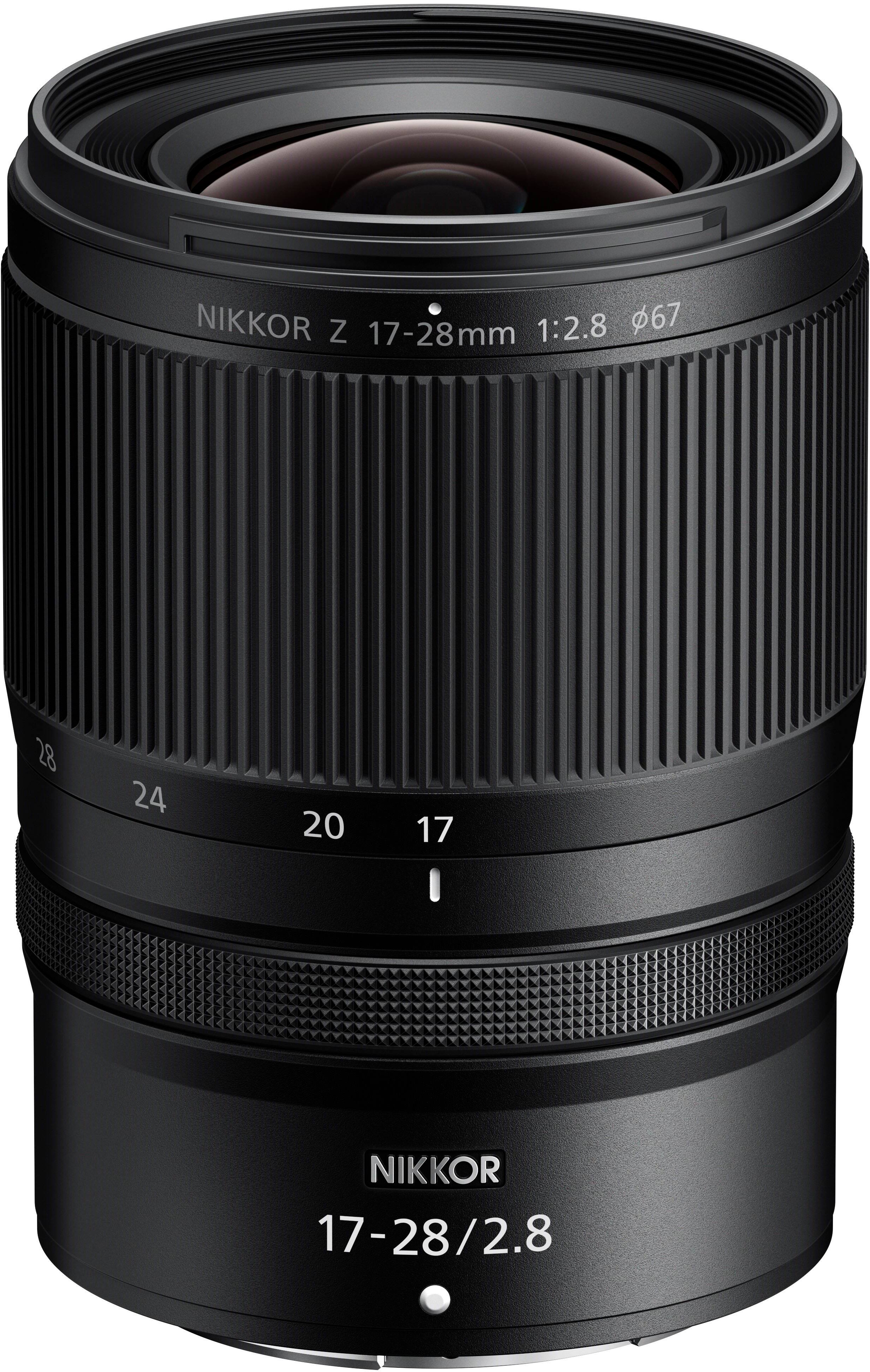 Front. Nikon - NIKKOR Z 17-28mm f/2.8 Wide Angle Zoom for Nikon Z Cameras - Black.