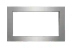 Frigidaire - 30'' Microwave Trim Kit - Stainless Steel - Front_Zoom