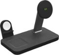 Alt View 11. mophie - snap+ 3-in-1 wireless charging stand and Watch Adapters with MagSafe Compatibility - Black.