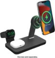 Alt View 1. mophie - snap+ 3-in-1 wireless charging stand and Watch Adapters with MagSafe Compatibility - Black.
