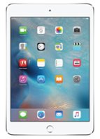 Apple - Pre-Owned 7.9-Inch iPad Mini (4th Generation) with Wi-Fi/Cellular LTE - 32GB - Silver - Front_Zoom
