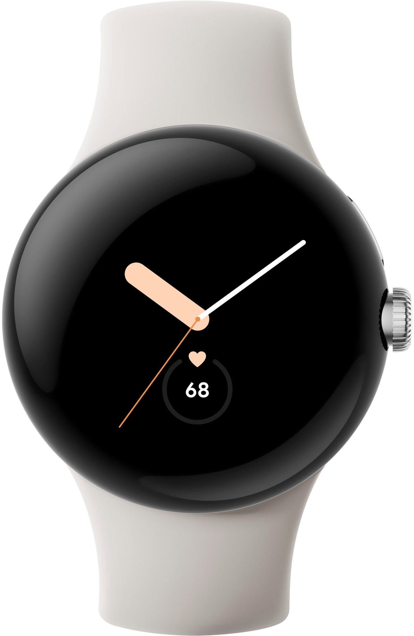 Best Buy: Google Pixel Watch Silver Stainless Steel Smartwatch 