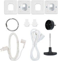 Sanus On-Wall Cable Concealer Cord Cover Kit for Mounted TVs Holds Up to 4  Cables White BSA-OWCM501-W1 - Best Buy