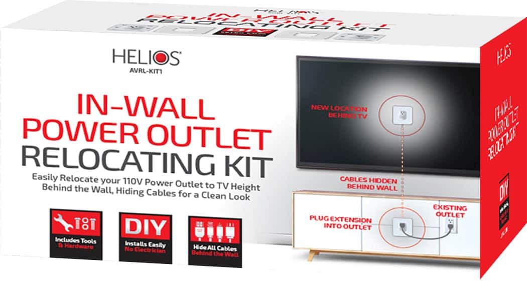 Alt View 15. Metra - Helios In-Wall Power Outlet Relocation Kit - Multi.