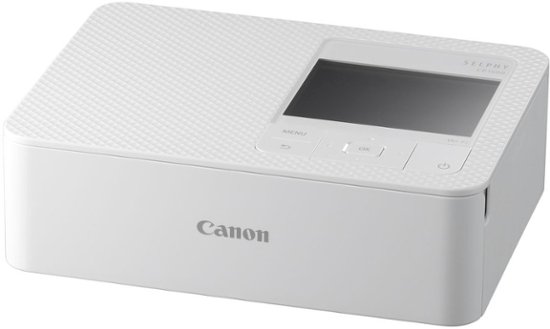 Canon SELPHY CP1500 Wireless Compact Photo Printer with Air Print and  Morphia Device Printing, White, with Canon KP108 Paper and White Hard case  to