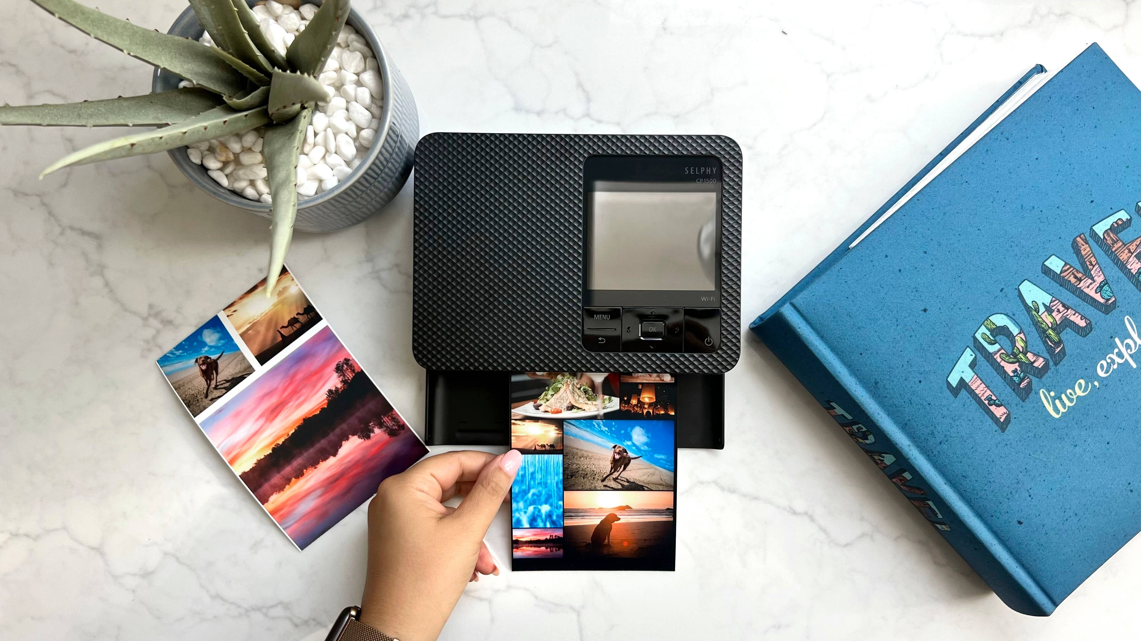 Alt View 16. Canon - SELPHY CP1500 Wireless Compact Photo Printer - White.