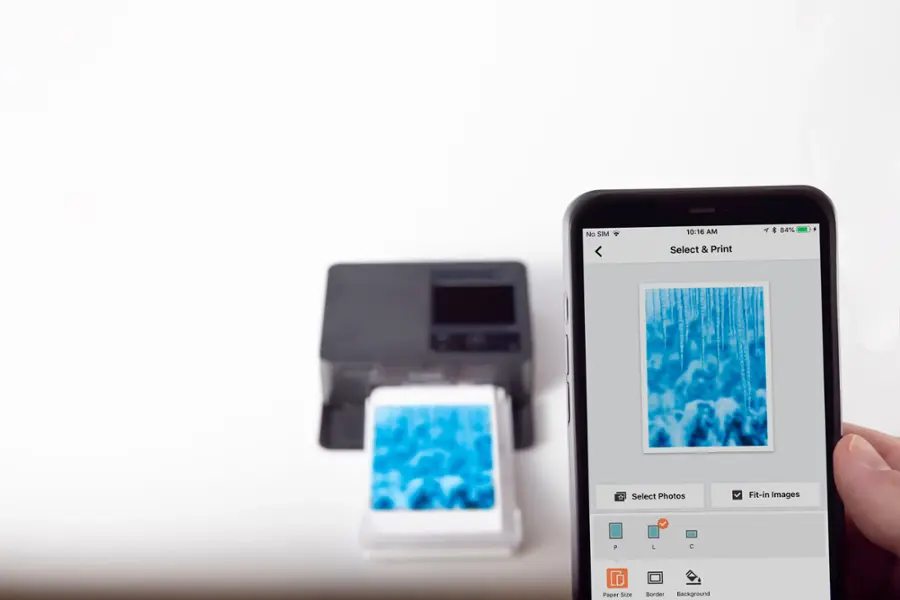 Alt View 26. Canon - SELPHY CP1500 Wireless Compact Photo Printer - Black.