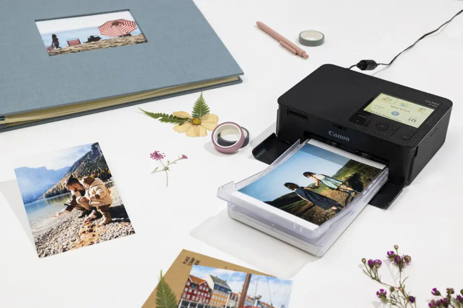 Alt View 20. Canon - SELPHY CP1500 Wireless Compact Photo Printer - Black.