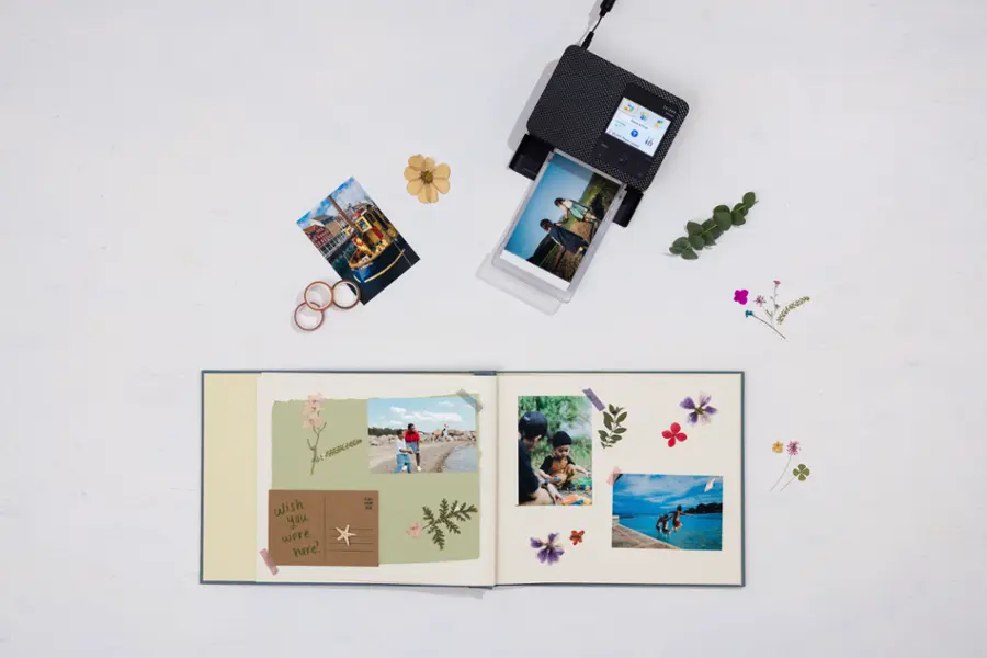 Alt View 22. Canon - SELPHY CP1500 Wireless Compact Photo Printer - Black.