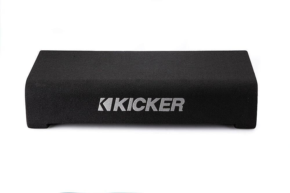 Alt View 13. KICKER - CompRT Down-Firing 8” Dual-Voice-Coil 2-Ohm Loaded Subwoofer Enclosure - Black.