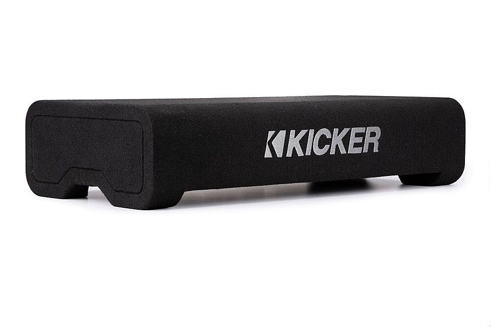 Alt View 15. KICKER - CompRT Down-Firing 8”  Dual-Voice-Coil 2-Ohm Loaded Subwoofer Enclosure - Black.