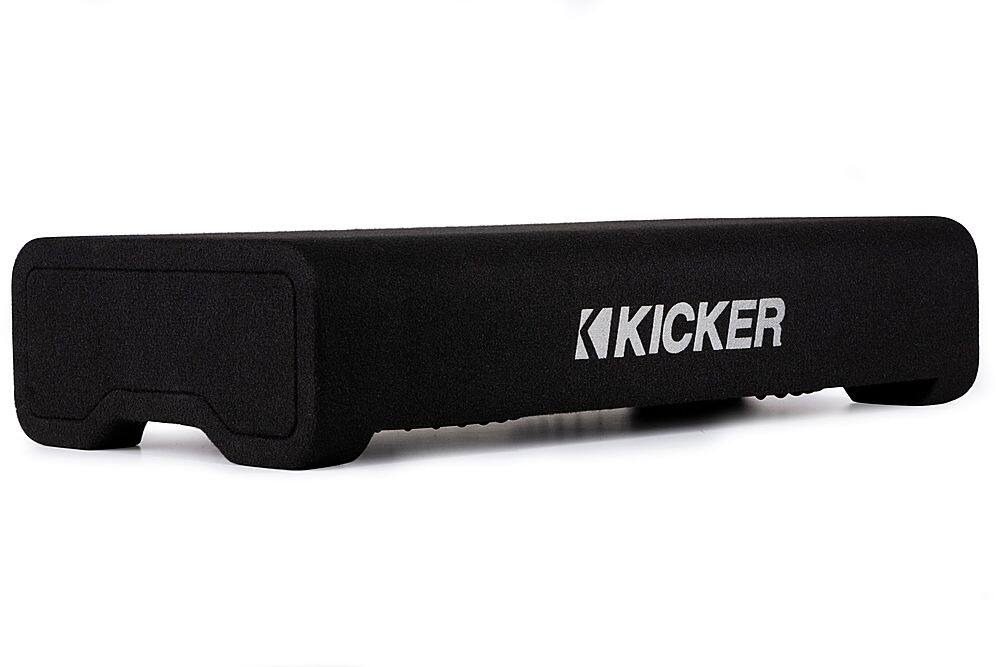 Alt View 13. KICKER - CompRT Down-Firing 12” Dual-Voice-Coil 2-Ohm Loaded Subwoofer Enclosure - Black.