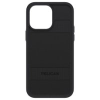 Pelican - Protector Antimicrobial Hardshell Case with MagSafe for Apple iPhone 14 Pro Max - Black - Front_Zoom