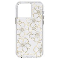Case-Mate - Hardshell Case for iPhone 14 Pro Max - Floral Gems - Front_Zoom