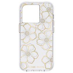 Case-Mate - Hardshell Case for iPhone 14 Pro - Floral Gems - Front_Zoom