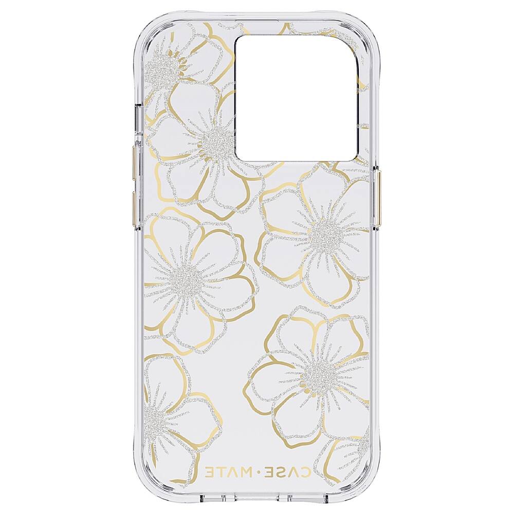 Alt View 2. Case-Mate - Hardshell Case for iPhone 14 Pro - Floral Gems.