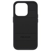 Pelican - Protector Antimicrobial Hardshell Case with MagSafe for Apple iPhone 14 Pro - Black - Front_Zoom
