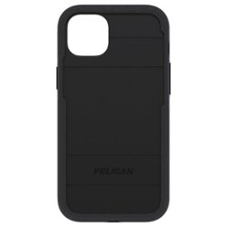 Pelican - Voyager Antimicrobial Hardshell Case for Apple iPhone 14 Plus - Black - Front_Zoom