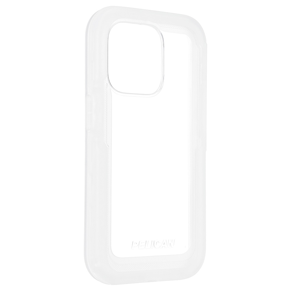 Angle View: Pelican - Voyager Antimicrobial Hardshell Case for Apple iPhone 14 Pro - Clear