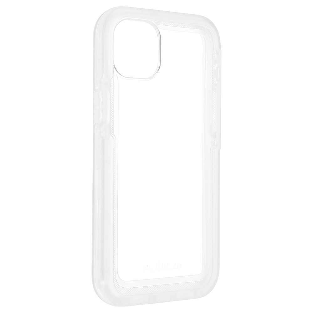 Angle View: Pelican - Voyager Antimicrobial Hardshell Case for Apple iPhone 14 Plus - Clear