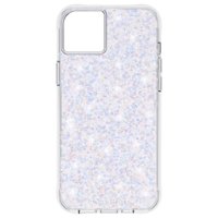 Case-Mate - Antimicrobial Hardshell Case with MagSafe for Apple iPhone 14 Plus - Twinkle Diamond - Front_Zoom