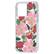 Left. Rifle Paper - Antimicrobial Hardshell Case with MagSafe for Apple iPhone 14 Pro Max - Rose Garden.