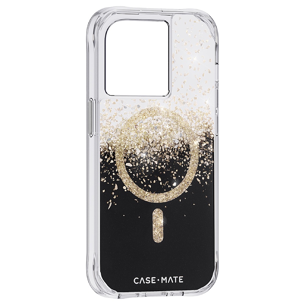 Shimmering Glitter Leather Wallet Phone Case for iPhone 14 Pro Max