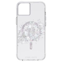 Case-Mate - Antimicrobial Hardshell Case with MagSafe for Apple iPhone 14 Plus - Touch of Pearl - Front_Zoom