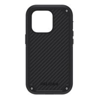 Pelican - Shield Hardshell Case w/ MagSafe w/ Recycled w/ Antimicrobial for iPhone 14 Pro - Black - Front_Zoom