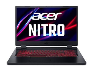 Acer - Nitro 5 17.3" FHD 144Hz IPS 144Hz Gaming Laptop- Intel Core i5-12500H- NVIDIA GeForce RTX 3050-256GB PCIe Gen 4 SSD - Front_Zoom
