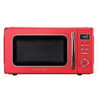Galanz - 1.1 Cu. Ft Retro MicroWave - Red - Front_Zoom