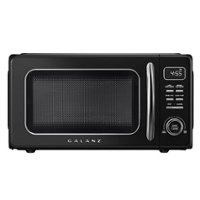 Galanz - 1.1 Cu. Ft Retro MicroWave - Black - Front_Zoom